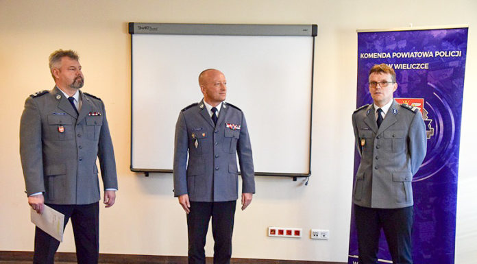 Mirosław Strach został szefem policji w Wieliczce