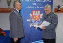 Robert Dudek mianowany szefem policji w Dąbrowie Tarnowskiej