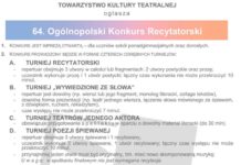 64. Ogólnopolski Konkurs Recytatorski