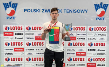 Tenis: Podwójny brąz dla Wojciecha Kasperskiego w Mistrzostwach Polski Juniorów