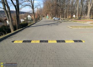 Zamontowano progi zwalniające w Parku Uzbornia