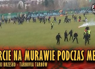 5 pseudokibiców zatrzymanych po zadymie w Brzesku
