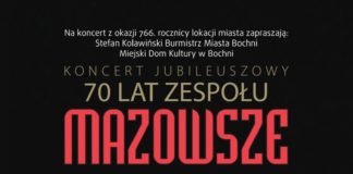 Koncert z sercem. W niedzielę w Bochni wystąpi MAZOWSZE