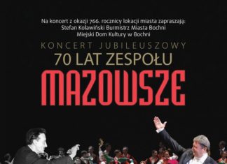 Koncert z sercem. W niedzielę w Bochni wystąpi MAZOWSZE