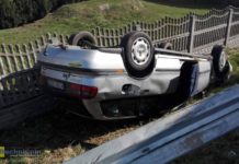 Dachowanie w Drwini. Pijany kierowca uciekał przed policją