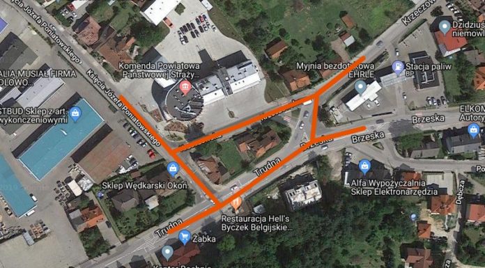 Bochnia: Rondo na skrzyżowaniu ul. Poniatowskiego i ul. Trudnej?