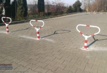 Park Uzbornia: Już nie tylko progi zwalniające. Zamontowano też blokady