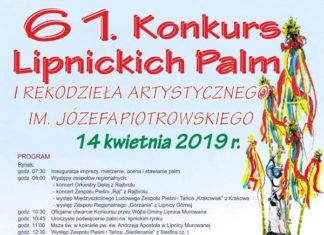 Niedziela Palmowa w Lipnicy Murowanej – PROGRAM