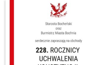 Obchody 228. rocznicy uchwalenia Konstytucji 3 maja – PROGRAM