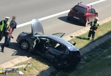 Zderzenie 6 samochodów na A4 koło Brzeska. Autostrada zablokowana