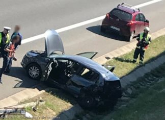 Zderzenie 6 samochodów na A4 koło Brzeska. Autostrada zablokowana