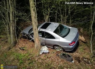 Święta na drogach Bocheńszczyzny. Dwa potrącenia motocyklistów i uderzenie w drzewo