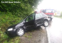 Znów zderzenie na zakrętach w Kopalinach