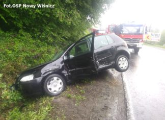 Znów zderzenie na zakrętach w Kopalinach