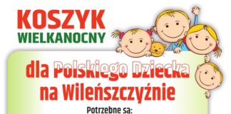 Koszyk wielkanocny dla polskich dzieci na Litwie
