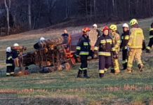 Śmiertelny wypadek w Rozdzielu. Traktor przygniótł mężczyznę