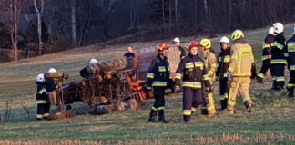 Śmiertelny wypadek w Rozdzielu. Traktor przygniótł mężczyznę