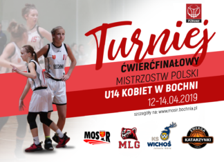 Koszykówka U14K: Od piątku w Bochni 1/4 Mistrzostw Polski – TERMINARZ