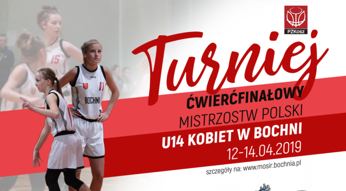 Koszykówka U14K: Od piątku w Bochni 1/4 Mistrzostw Polski – TERMINARZ