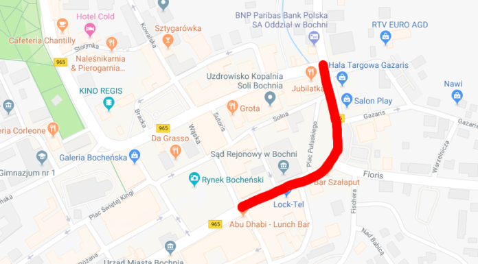 Bochnia. Ogłoszono drugi przetarg na remont ul. Kościuszki