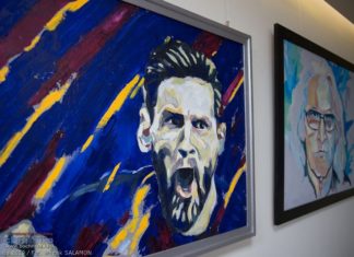 Biblioteka. Otwarcie wystawy malarstwa Mirosława Krzyszkowskiego – ZDJĘCIA Powiatowa i Miejska Biblioteka Publiczna w Bochni - otwarcie wystawy malarstwa Mirosława Krzyszkowskiego