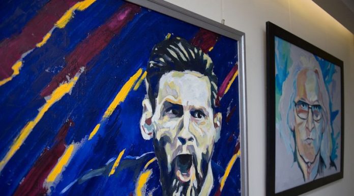 Biblioteka. Otwarcie wystawy malarstwa Mirosława Krzyszkowskiego – ZDJĘCIA Powiatowa i Miejska Biblioteka Publiczna w Bochni - otwarcie wystawy malarstwa Mirosława Krzyszkowskiego