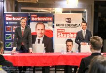 Eurowybory. Szewczyk Dratewka i „cyrk na kółkach”. Berkowicz i Skupień zachęcali w Bochni do głosowania na Konfederację