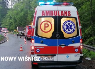 Wypadek „na zakrętach” w Kopalinach: 1 osoba poszkodowana