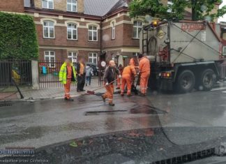 Remont ulic w Bochni. Wyfrezowane dziury bez oznakowania