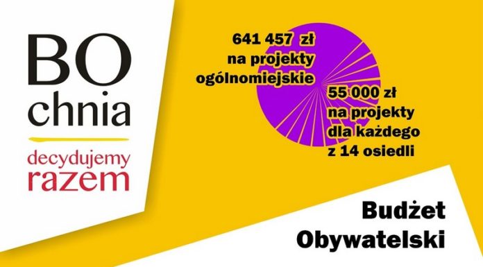 Rusza 5. edycja Budżetu Obywatelskiego Bochni. Do podziału ponad 1,4 mln zł