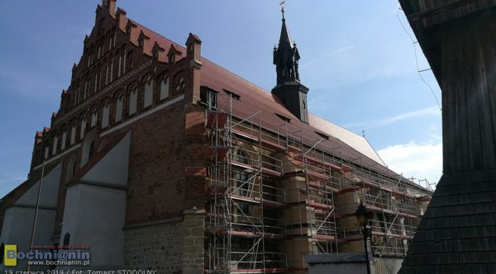 Bochnia. Rusza remont południowej elewacji Bazyliki Św. Mikołaja