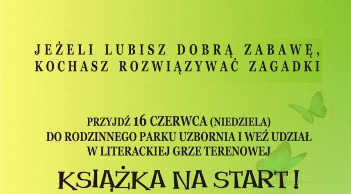 Park Uzbornia: W niedzielę gra terenowa i akcja wymiany książek
