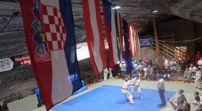 Ponad 400 młodych judoków z 8 państw walczyło w kopalni soli – ZDJĘCIA