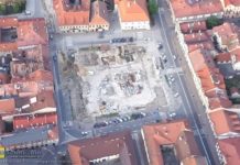 Bochnia. Rozkopany Rynek z lotu ptaka – ZDJĘCIA