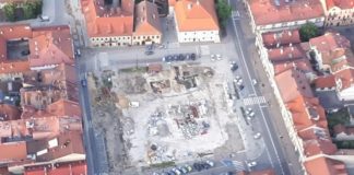 Bochnia. Rozkopany Rynek z lotu ptaka – ZDJĘCIA