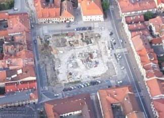 Bochnia. Rozkopany Rynek z lotu ptaka – ZDJĘCIA