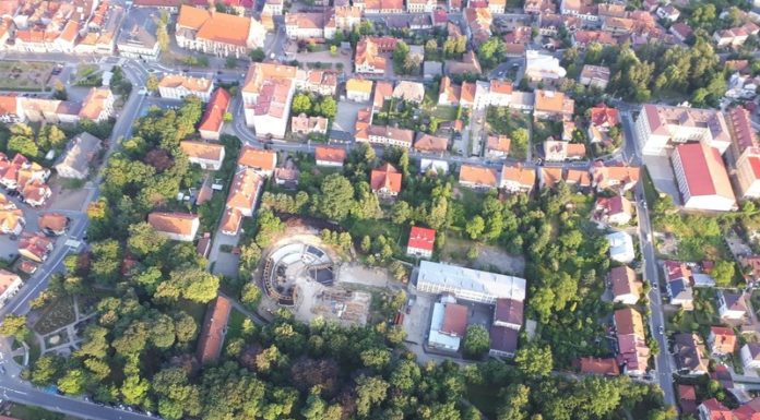 Bochnia. Budowa tężni z lotu ptaka – ZDJĘCIA