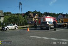 Wypadek w Łąkcie Górnej. 8-latka ze złamanym obojczykiem