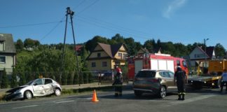 Wypadek w Łąkcie Górnej. 8-latka ze złamanym obojczykiem