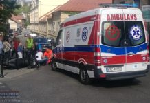 Bochnia. Wypadek na ul. Kraszewskiego. Motocyklista trafił do szpitala