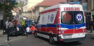 Bochnia. Wypadek na ul. Kraszewskiego. Motocyklista trafił do szpitala