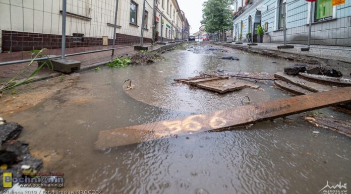 Bochnia. Ulewa znów zatopiła archeologiczne zabytki – ZDJĘCIA, WIDEO