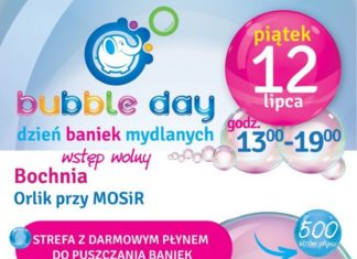 Kolejna radosna impreza! W piątek Dzień Baniek Mydlanych „Bubble Day”