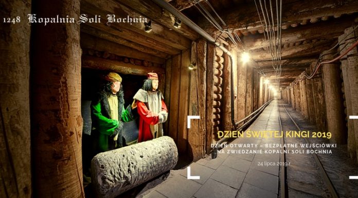 Dzień Świętej Kingi 2019 – bezpłatne wejściówki na zwiedzanie Kopalni Soli Bochnia