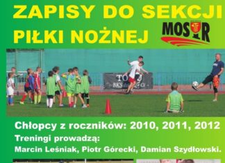 MOSiR zachęca do zapisów do sekcji piłki nożnej