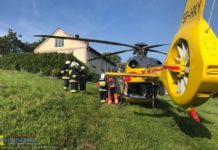 Wypadek w gminie Trzciana: Ciągnik przejechał po 53-latku – ZDJĘCIA