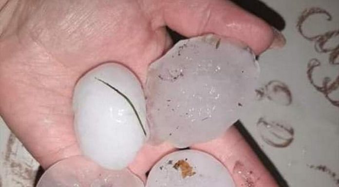 Gradobicie koło Brzeska. Z nieba leciały olbrzymie kule lodu – ZDJĘCIA