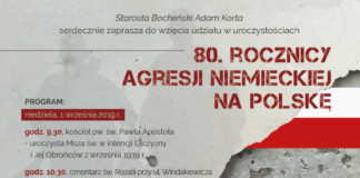 Niedziela: Rocznica wybuchu II Wojny Światowej. Program uroczystości w Bochni