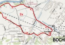 Bieg Majora Bacy: Utrudnienia w ruchu – MAPA