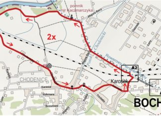 Bieg Majora Bacy: Utrudnienia w ruchu – MAPA